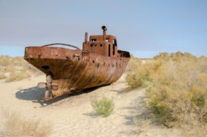 Красота и трагедия Аральского моря